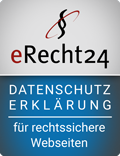 eRecht24 Datenschutzerklärung Siegel